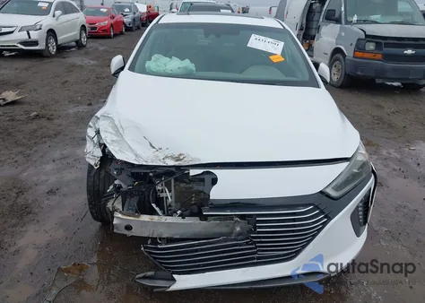 2019 Hyundai Ioniq Hybrid Limited z USA, uszkodzony, nr VIN KMHC05LC9KU144055